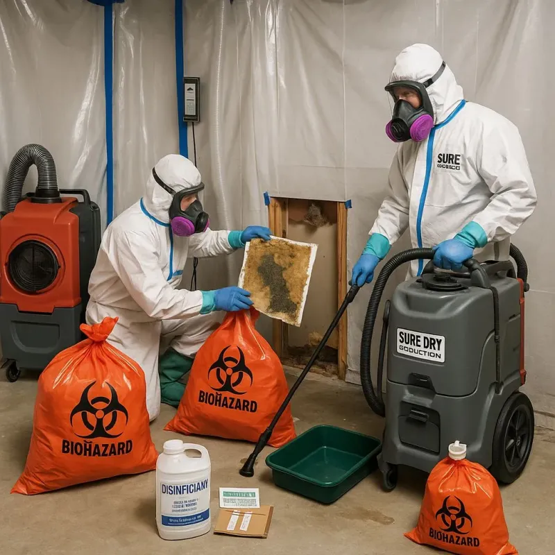 Contaminated Water Handling Protocols process in Westport, NC